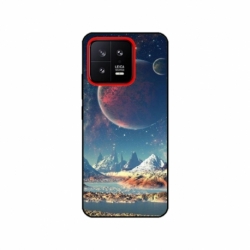 Husa personalizata tip carcasa HQPrint pentru Xiaomi 13, model Alien Planet, multicolor, S1D1M0264