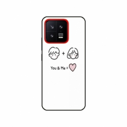 Husa personalizata tip carcasa HQPrint pentru Xiaomi 13, model You and Me, multicolor, S1D1M0274