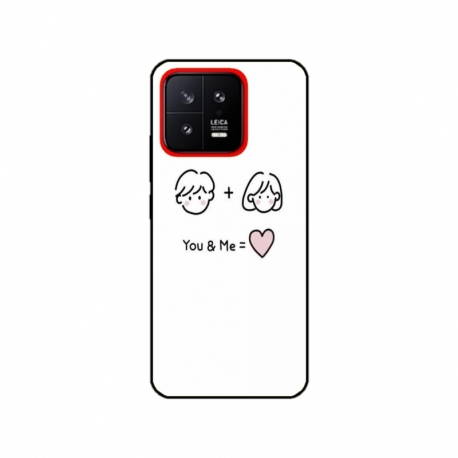 Husa personalizata tip carcasa HQPrint pentru Xiaomi 13, model You and Me, multicolor, S1D1M0274