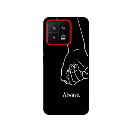Husa personalizata tip carcasa HQPrint pentru Xiaomi 13, model Always and Forever 1, multicolor, S1D1M0279