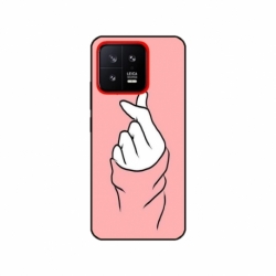 Husa personalizata tip carcasa HQPrint pentru Xiaomi 13, model Heart Snap, multicolor, S1D1M0285