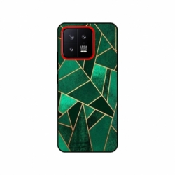 Husa personalizata tip carcasa HQPrint pentru Xiaomi 13, model Emerald, multicolor, S1D1M0287