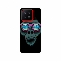 Husa personalizata tip carcasa HQPrint pentru Xiaomi 13, model Gorilla, multicolor, S1D1M0288