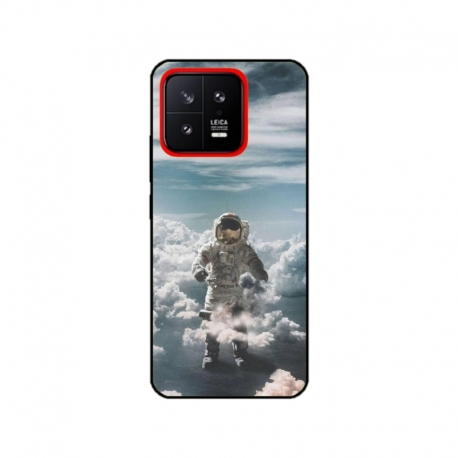 Husa personalizata tip carcasa HQPrint pentru Xiaomi 13, model Astronaut in the Clouds, multicolor, S1D1M0290
