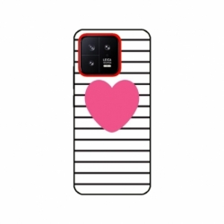 Husa personalizata tip carcasa HQPrint pentru Xiaomi 13, model Heart, multicolor, S1D1M0291
