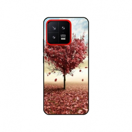 Husa personalizata tip carcasa HQPrint pentru Xiaomi 13, model Heart Tree, multicolor, S1D1M0293