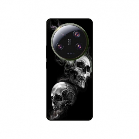 Husa personalizata tip carcasa HQPrint pentru Xiaomi 13 Ultra, model Skulls, multicolor, S1D1M0032