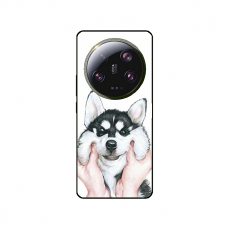 Husa personalizata tip carcasa HQPrint pentru Xiaomi 13 Ultra, model Fluffy Dog, multicolor, S1D1M0033