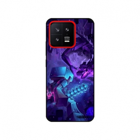 Husa personalizata tip carcasa HQPrint pentru Xiaomi 13, model Ender Dragon, multicolor, S1D1M0304