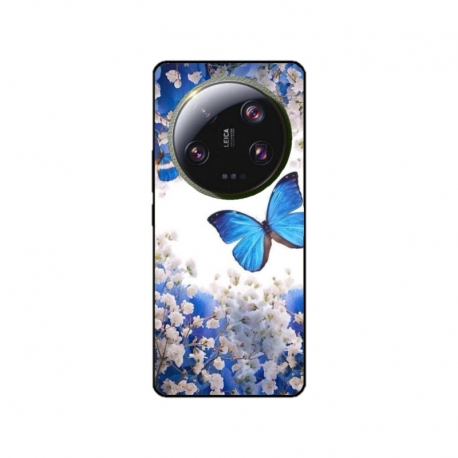 Husa personalizata tip carcasa HQPrint pentru Xiaomi 13 Ultra, model Butterfly 4, multicolor, S1D1M0041
