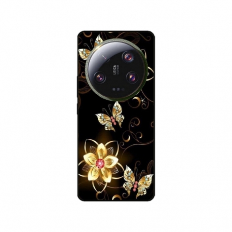 Husa personalizata tip carcasa HQPrint pentru Xiaomi 13 Ultra, model Butterfly 5, multicolor, S1D1M0042