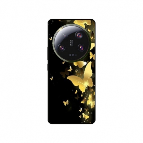 Husa personalizata tip carcasa HQPrint pentru Xiaomi 13 Ultra, model Butterfly 6, multicolor, S1D1M0045
