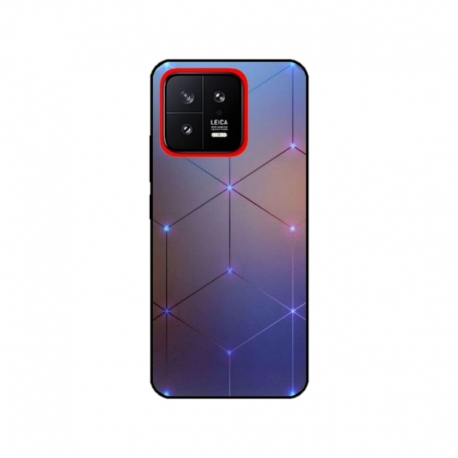 Husa personalizata tip carcasa HQPrint pentru Xiaomi 13, model Square, multicolor, S1D1M0315