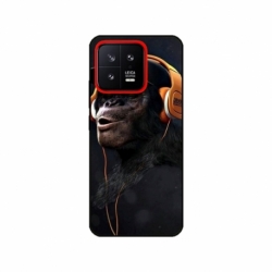 Husa personalizata tip carcasa HQPrint pentru Xiaomi 13, model Monkey, multicolor, S1D1M0319