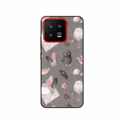 Husa personalizata tip carcasa HQPrint pentru Xiaomi 13, model Abstract 1, multicolor, S1D1M0321