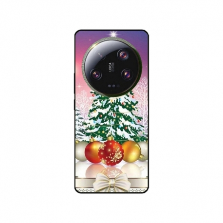Husa personalizata tip carcasa HQPrint pentru Xiaomi 13 Ultra, model Christmas Tree 1, multicolor, S1D1M0057