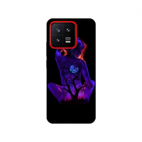 Husa personalizata tip carcasa HQPrint pentru Xiaomi 13, model Colorful 8, multicolor, S1D1M0329