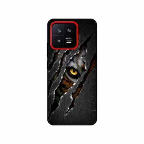 Husa personalizata tip carcasa HQPrint pentru Xiaomi 13, model Hidden Tiger, multicolor, S1D1M0332