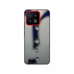 Husa personalizata tip carcasa HQPrint pentru Xiaomi 13, model Droplets, multicolor, S1D1M0353