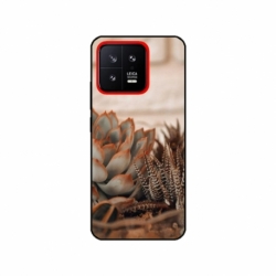 Husa personalizata tip carcasa HQPrint pentru Xiaomi 13, model Flowers 21, multicolor, S1D1M0358