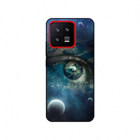 Husa personalizata tip carcasa HQPrint pentru Xiaomi 13, model Abstract 3, multicolor, S1D1M0362