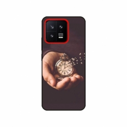 Husa personalizata tip carcasa HQPrint pentru Xiaomi 13, model Time Flies 1, multicolor, S1D1M0364