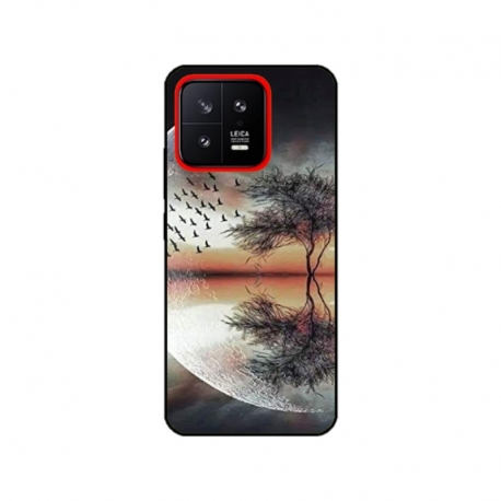 Husa personalizata tip carcasa HQPrint pentru Xiaomi 13, model Time Flies 3, multicolor, S1D1M0366