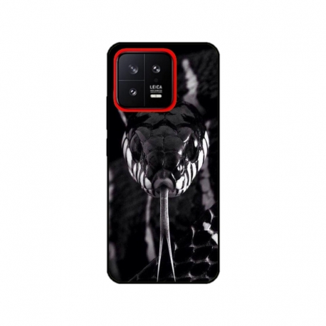 Husa personalizata tip carcasa HQPrint pentru Xiaomi 13, model Snake, multicolor, S1D1M0378