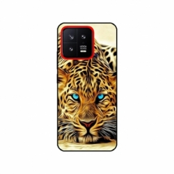 Husa personalizata tip carcasa HQPrint pentru Xiaomi 13, model Cheetah, multicolor, S1D1M0382