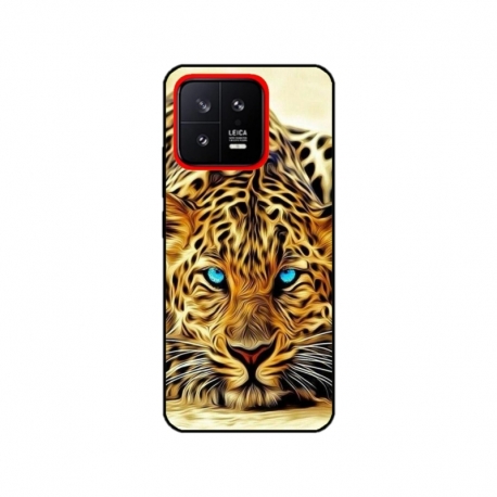 Husa personalizata tip carcasa HQPrint pentru Xiaomi 13, model Cheetah, multicolor, S1D1M0382