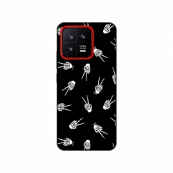 Husa personalizata tip carcasa HQPrint pentru Xiaomi 13, model OK Skelly, multicolor, S1D1M0388