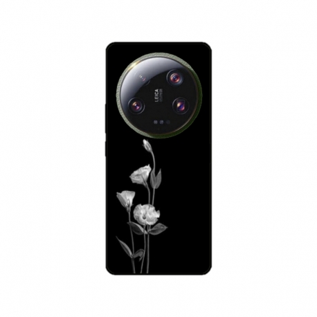 Husa personalizata tip carcasa HQPrint pentru Xiaomi 13 Ultra, model Abstract Flowers, multicolor, S1D1M0216