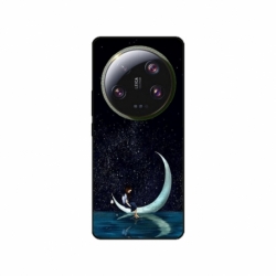 Husa personalizata tip carcasa HQPrint pentru Xiaomi 13 Ultra, model Moon Fishing, multicolor, S1D1M0270