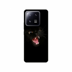Husa personalizata tip carcasa HQPrint pentru Xiaomi 13 Pro, model Black Cat 2, multicolor, S1D1M0016