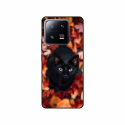 Husa personalizata tip carcasa HQPrint pentru Xiaomi 13 Pro, model Black Cat 3, multicolor, S1D1M0017