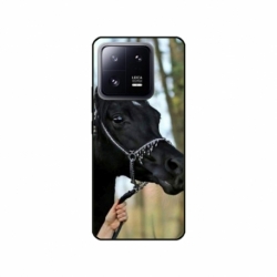 Husa personalizata tip carcasa HQPrint pentru Xiaomi 13 Pro, model Black Horse, multicolor, S1D1M0019