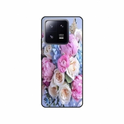 Husa personalizata tip carcasa HQPrint pentru Xiaomi 13 Pro, model Flowers 1, multicolor, S1D1M0026