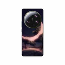 Husa personalizata tip carcasa HQPrint pentru Xiaomi 13 Ultra, model Moon in the Trees, multicolor, S1D1M0331