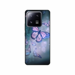Husa personalizata tip carcasa HQPrint pentru Xiaomi 13 Pro, model Butterfly 1, multicolor, S1D1M0028