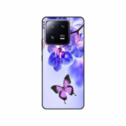 Husa personalizata tip carcasa HQPrint pentru Xiaomi 13 Pro, model Butterfly 2, multicolor, S1D1M0029