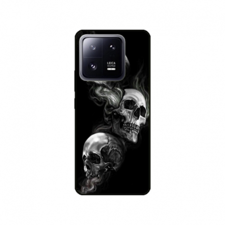 Husa personalizata tip carcasa HQPrint pentru Xiaomi 13 Pro, model Skulls, multicolor, S1D1M0032