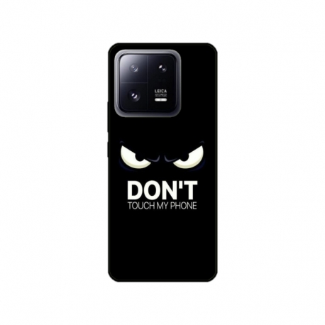 Husa personalizata tip carcasa HQPrint pentru Xiaomi 13 Pro, model Dont touch my phone 1, multicolor, S1D1M0035