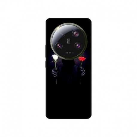Husa personalizata tip carcasa HQPrint pentru Xiaomi 13 Ultra, model Choose Rose, multicolor, S1D1M0343