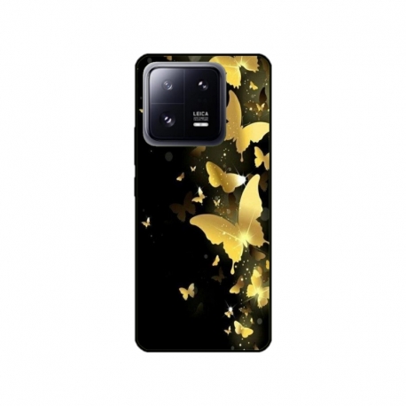Husa personalizata tip carcasa HQPrint pentru Xiaomi 13 Pro, model Butterfly 6, multicolor, S1D1M0045