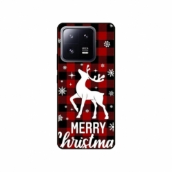 Husa personalizata tip carcasa HQPrint pentru Xiaomi 13 Pro, model Merry Christmas Reindeer 2, multicolor, S1D1M0050