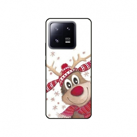 Husa personalizata tip carcasa HQPrint pentru Xiaomi 13 Pro, model Reindeer 3, multicolor, S1D1M0053