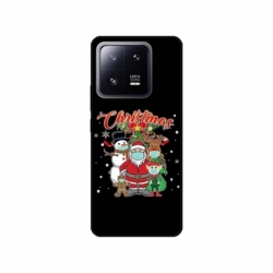 Husa personalizata tip carcasa HQPrint pentru Xiaomi 13 Pro, model Covid Christmas, multicolor, S1D1M0054