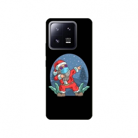 Husa personalizata tip carcasa HQPrint pentru Xiaomi 13 Pro, model Covid Santa, multicolor, S1D1M0055