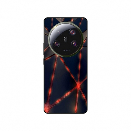 Husa personalizata tip carcasa HQPrint pentru Xiaomi 13 Ultra, model Lava Triangles, multicolor, S1D1M0367