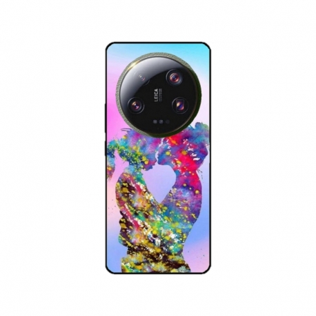 Husa personalizata tip carcasa HQPrint pentru Xiaomi 13 Ultra, model Colorful Love, multicolor, S1D1M0376